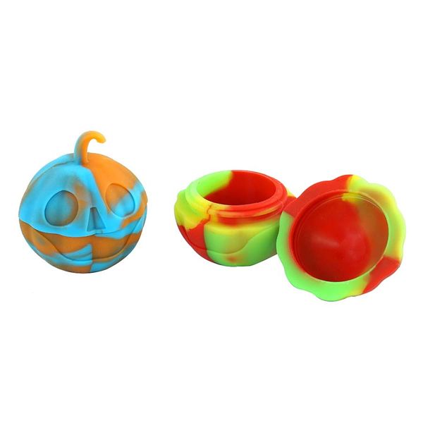 Silicone DAB Container Skulk Pumbel Shappy Bottles Bottiglie di stoccaggio Barattoli Scatola antiaderente Scatola di cera