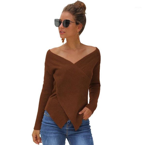 

women's sweaters fall winter v neck sweater pullovers casual slim solid female elastic cotton long sleeve femme xl, White;black