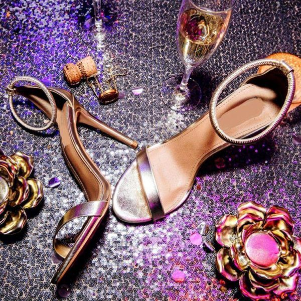 

sandals woman 2021 fish mouth fine heel wedding, Black