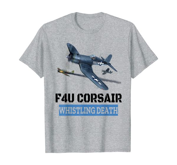 

a super nice f4u corsair t-shirt "aka" whistling death t-shirt, White;black