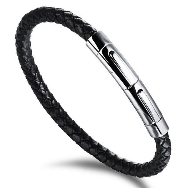

link, chain 2021 gift viking 316l stainless steel silver black real designer titanium jewelry screw leather for men jewellery