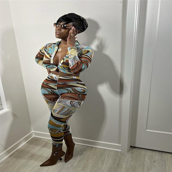 

women's two piece pants young party lady fashion o neck long sleeve bro and tight club tracksuits, White