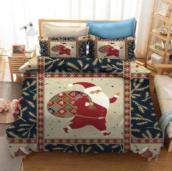 

bedding sets 3d printed christmas duvet cover set  size home single bed linen king