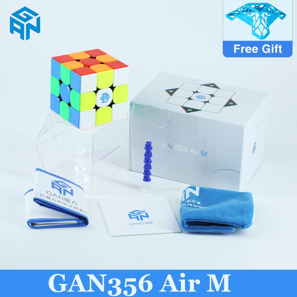 

2021 gan 356 air m 3x3x3 magnetic magic speed cube 3x3 puzzle gan356 air m magnet cubo magico gan356airm educational toys