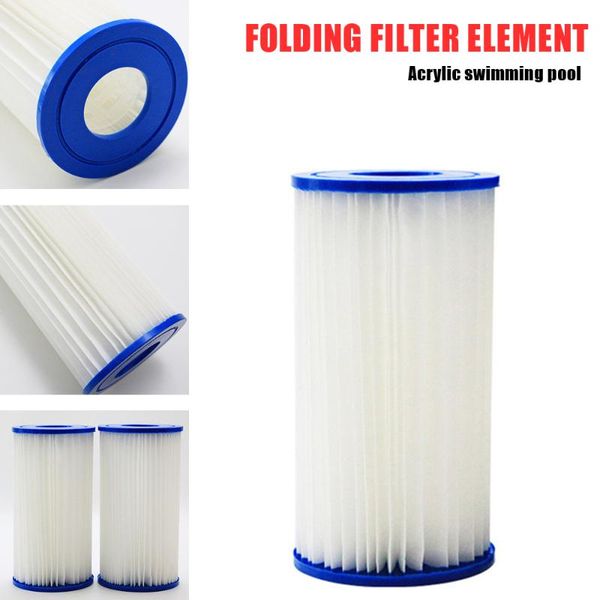 

pool & accessories 4pcs reusable a/c swimming replacement filter cartridge net