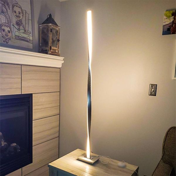 

modern rgb led floor lamp living room floor lights standing family rooms bedroom offices dimmable simple lighting stand lamp