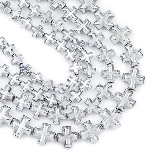 

other cross jesus silvers hematite natural stone 6/8/10mm spacer loose beads for jewelry making diy bracelet necklace accessories