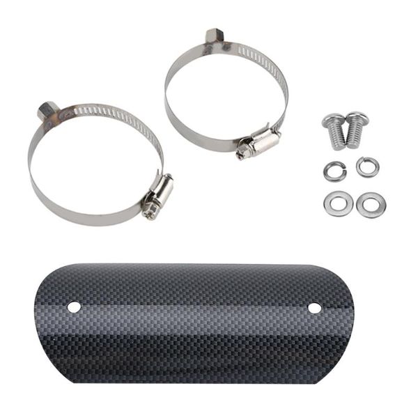 

motorcycle exhaust system middle mid link connecting pipe protector heat shield cover stainless steel for various brands of motorcycles