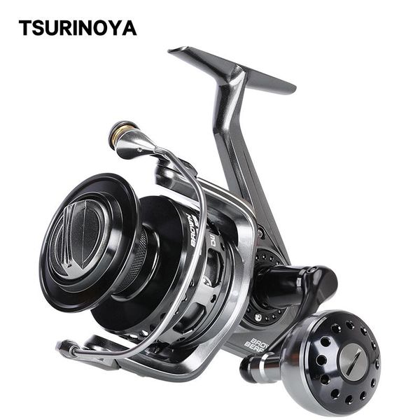 

baitcasting reels tsurinoya spinning fishing reel brown bear 4000 5000 6000 7000 full metal jigging high speed saltwater trolling jig wheel