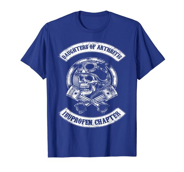

daughters of arthritis t-shirt, White;black
