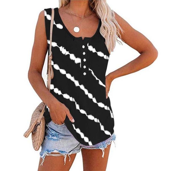 

2021 new summer print oversized t women clothes o neck sleeveless fashion streetwear off shoulder tee shirt femme ropa mujer xbj1, White