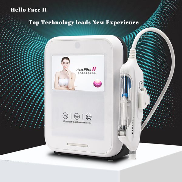 New Hello Face Macchina per mesoterapia senza ago Pistola automatica per iniezione meso Mesoterapia antirughe Mesgun Iniettore di siero Non invasivo