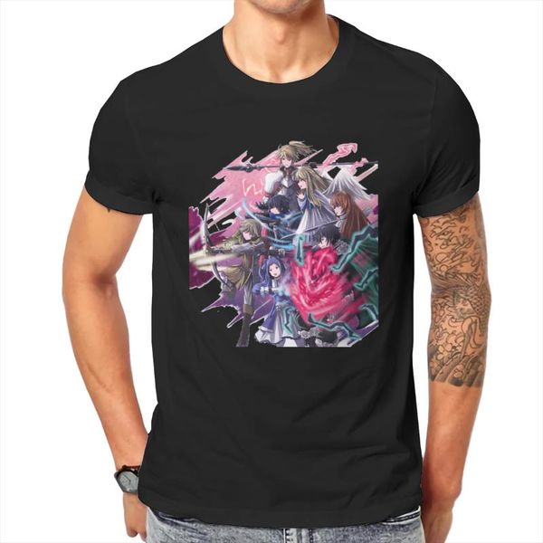 

men's t-shirts men rise of the shields group ugandas manga novelty graphic shirt, White;black