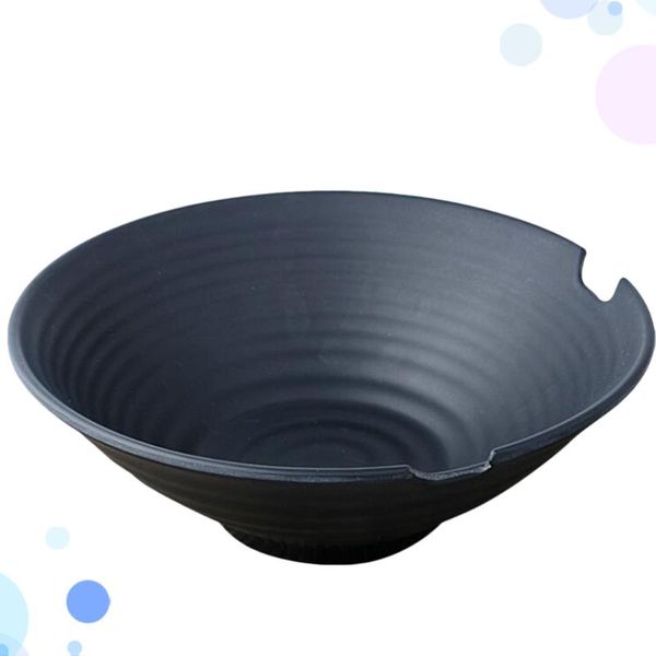 

ramen udong noodles bowl japanese style soup bowl ramen noodle container with built in chopsticks rest