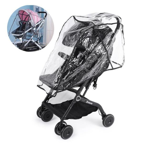 

stroller parts & accessories baby universal rain cover mosquito net zipper wind dust shield waterproof raincover for pushchairs supply