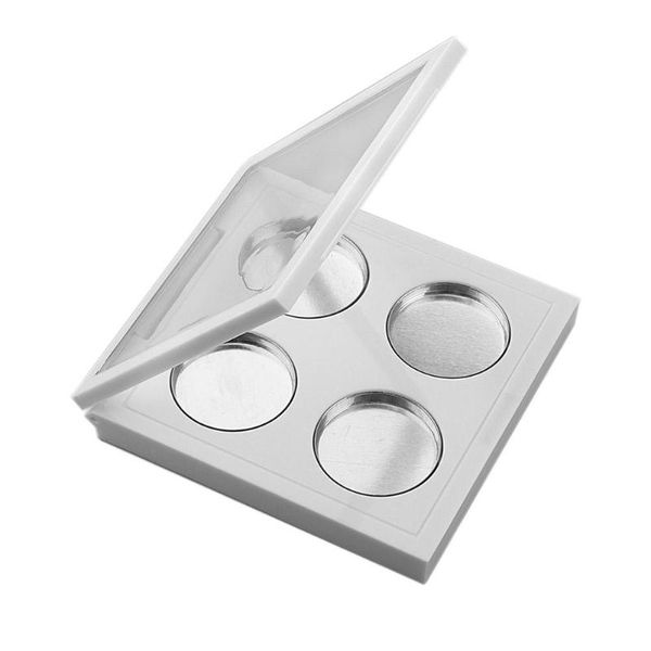 

eyebrow tools & stencils empty cosmetics eyeshadow blush aluminum palette makeup pans black powder pot storage