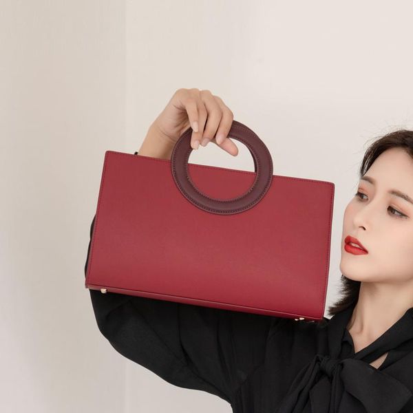 

2021 women new design round handle single shoulder bag