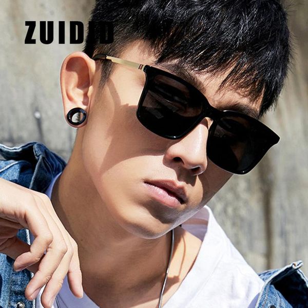

sunglasses zuidid men's square 2021 trendy vintage big frame sun glasses women driving shade unisex, White;black