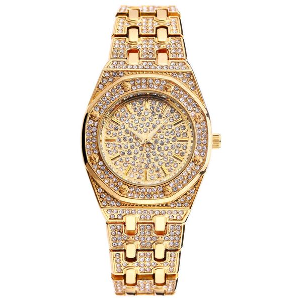 

luxury full stones diamond quartz bling ice out for women ladies dress wrist watches montre femme relogio, Slivery;brown