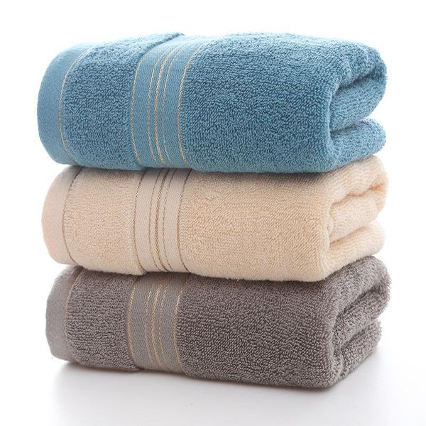 

towel t134a men women thick wedding gift cotton home bath face with gold stripe