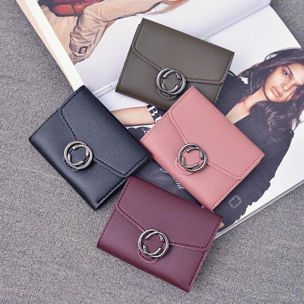 

wallets 2021 women's small mini safe money bag female shortfringed purse holder coin carteira, Red;black