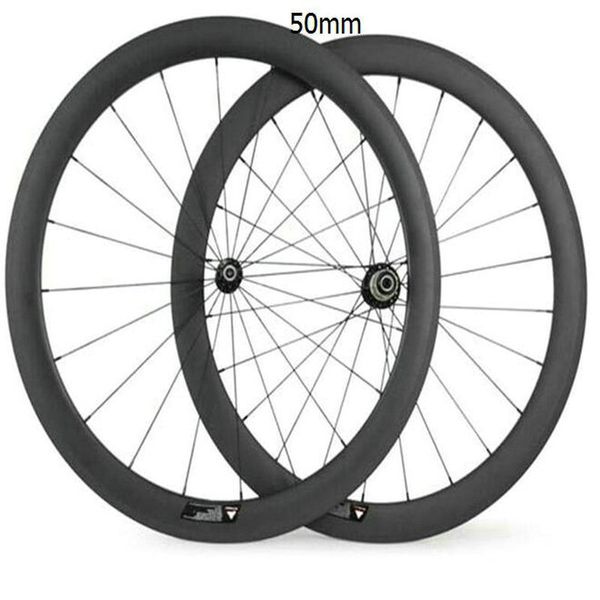 Rodas de ciclismo Cor completa de carbono bicicleta rodas700ccher / tubular / tubule rodas de ciclismo 25mm largo v freios ou disco bike wheelset feito em taiwan