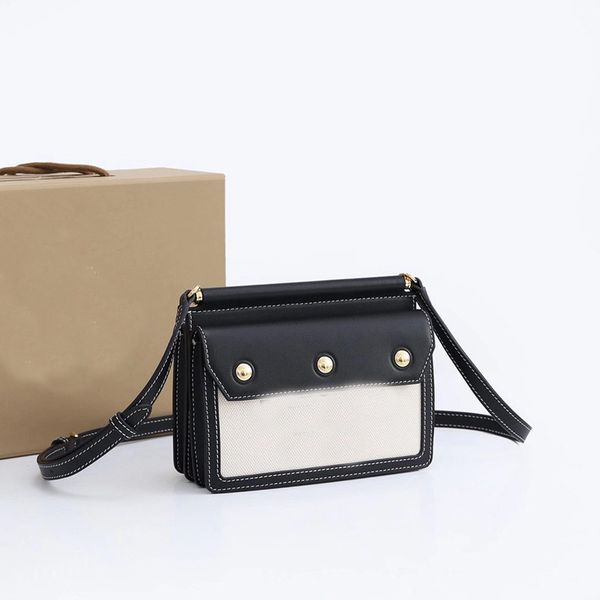 

casual, cross-body bag, made of leather and canvas, with exquisite metal pole design, star style for fashionable girls, model 8325 size: w19