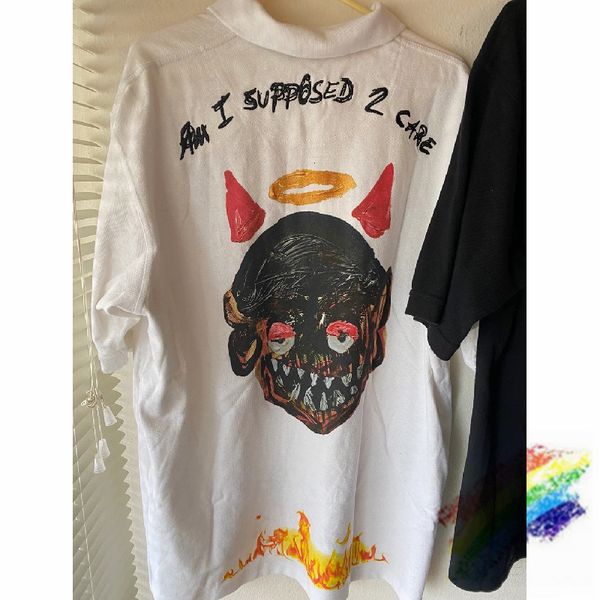 

2021 new revenge xxxtentacion i supposed to care t shirt men women 1:1 hip-hop cactus jack t-shirt tees a07o, White;black