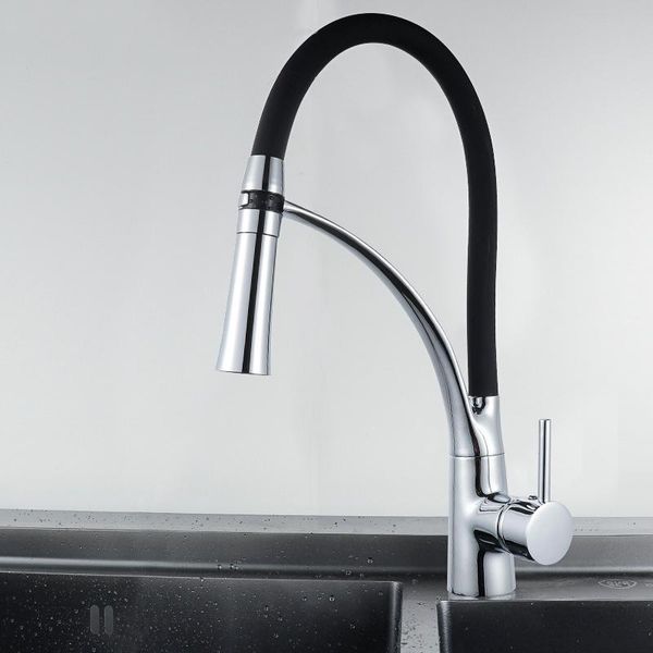 

kitchen faucets black faucet copper pull type switch and cold water mixing nozzle sink home improvement for
