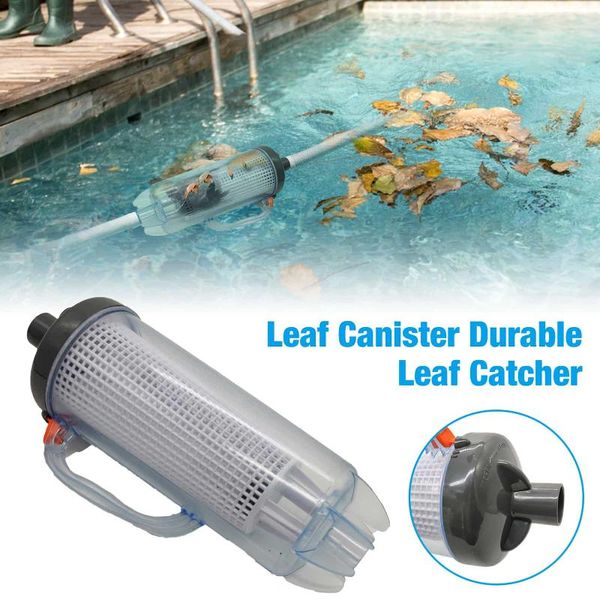 

pool & accessories durable leaf catcher with large capacity filter basket 24cm hose, trash clean tool