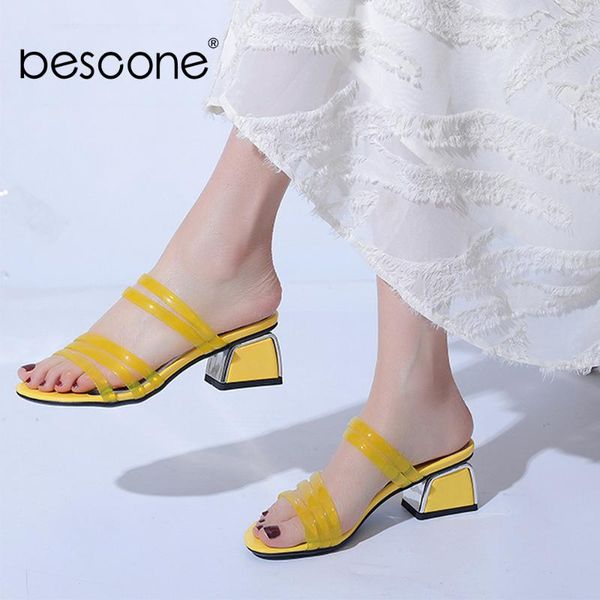 

sandals bescone fashion women's sequins hollow yellow green blue female shoes comfortable dummer cool thick high heels lady o796, Black