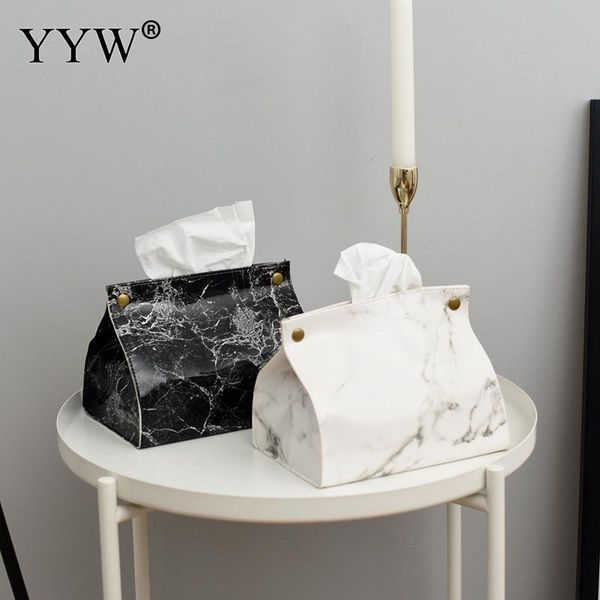 

tissue boxes & napkins nordic leather box cover storage home marble paper holder car coffee table napkin kitchen organizer