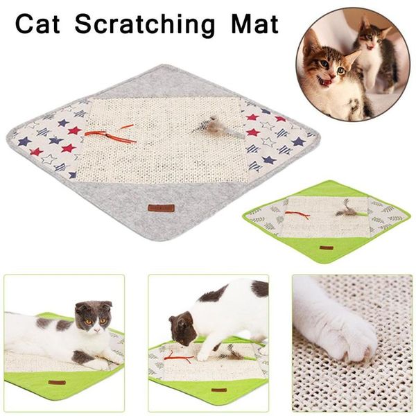

cat beds & furniture style catching blanket sisal sleeping claw pad with sound paper multi-function toy nap bed