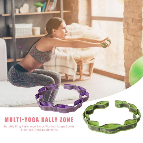 

stretching resistance band elastic pilates latin dance training yoga pull strap for indoor exercise sport ornaments