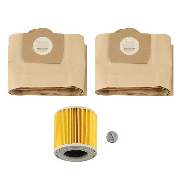 

vacuum cleaners promotion5x dust bag 1x filter for karcher wd3200.wd3300 a2204 a2656 cleaner
