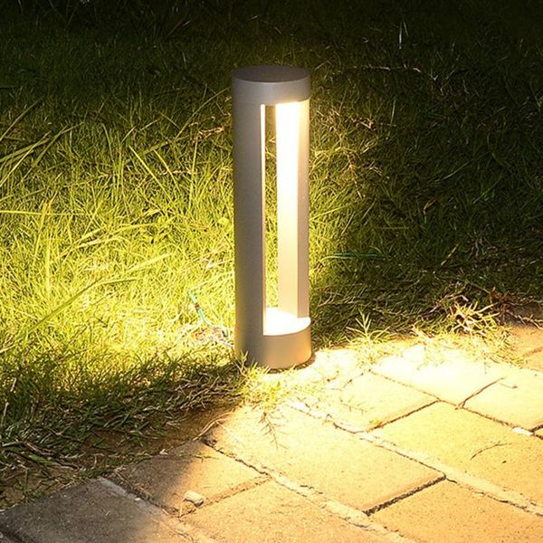 

lawn lamps outdoor led lamp waterproof exterior bollard light aluminum garden pillar villa courtyard pathway landscapes lights