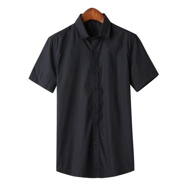 

men's casual shirts tuan. summer short sleeve shirt, fashion slim shirt, White;black