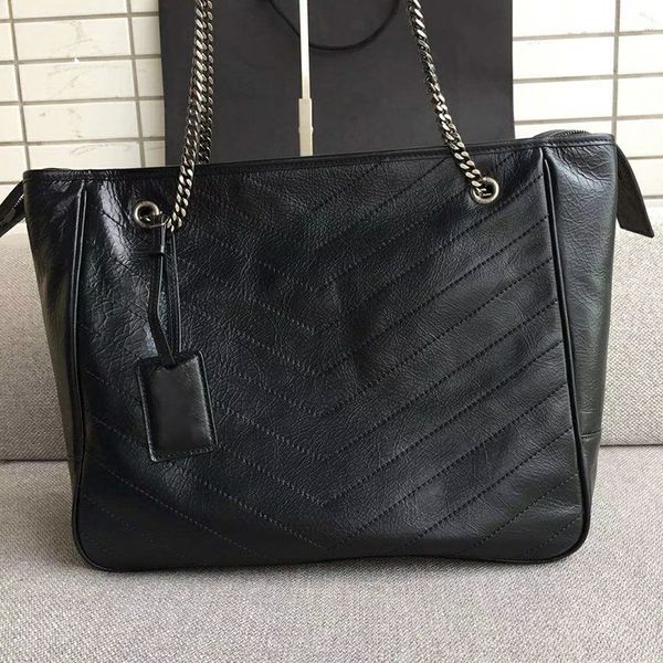 

2021 the latest fashion shopping bag no matter how soft version still feels good 504867 fashion bag soft and comfortable interiorcompartment, Black