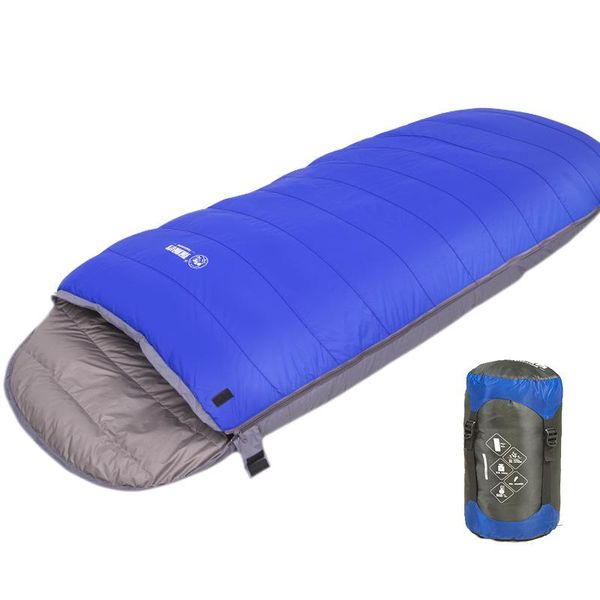 

sleeping bags warm white duck down filled envelope style bag enlarge fit for winter thermal 4 kinds of thickness camping travel
