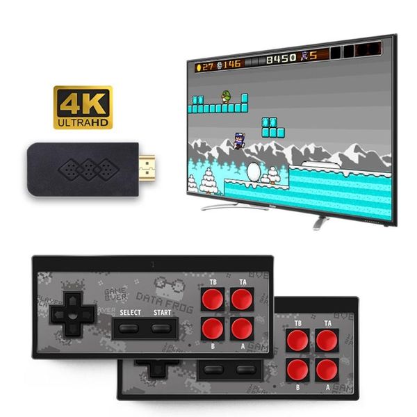 

game controllers & joysticks y2 4k video console built in 568 mini retro wireless controller output dual players