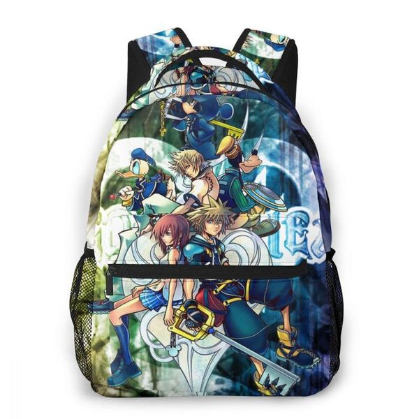 

backpack kingdom hearts for girls boys travel rucksackbackpacks teenage school bag