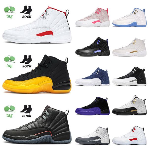 

authentic 2021 original low basketball shoes 12 12s xii jumpman mens womens university gold grind twist trainers sneakers size 13