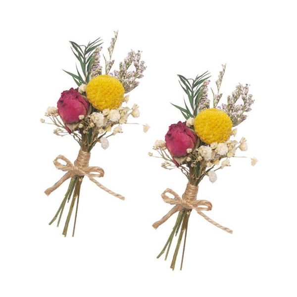 

decorative flowers & wreaths natural dried flower bouquet mini real rose plants home decoration year gifts diy arrangement shooting props