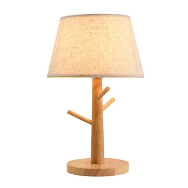

table lamps wooden decorative frame light northern europe dressing bedside lamp modern simple cloth cover