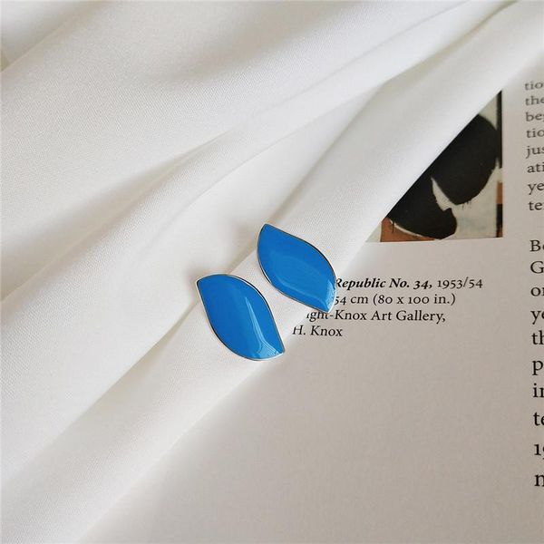 

other pofunuo real 925 sterling silver women stud earrings dream blue ocean luxury cute girls chic fine jewelry 2021, Golden;silver