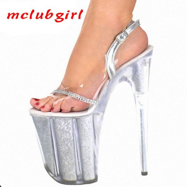 

dress shoes mclubgirl 20cm women sandals high heels nightclub wild hipster diamond fashion lyp, Black