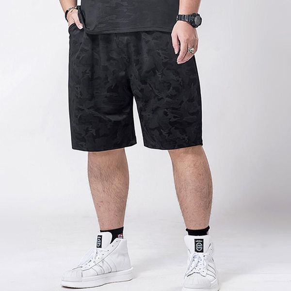 

men's shorts men summer short pants casual plus size xl-7xl fashion brand daily five-point gray camouflage, White;black