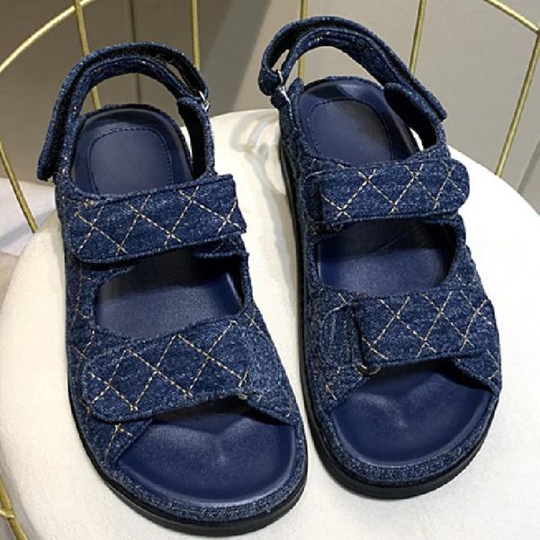 

woman shoes luxury sandals women hook & loop leather casual beach shoes women new arrival flat leisure lady sandals, Black