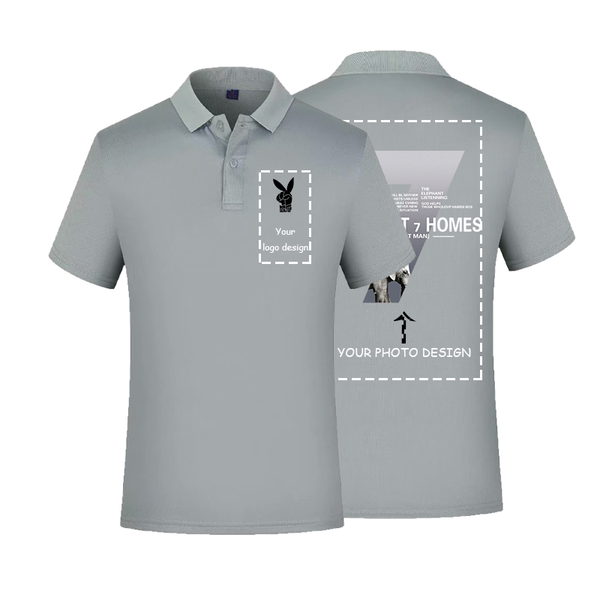 

diy logo polo shirt custom printed logo design mans summer for work diy your own short sleeve polo collar shirts, White;black