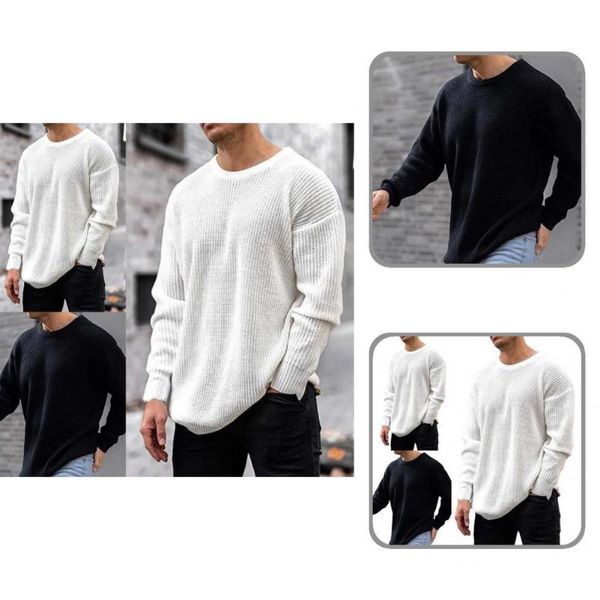 

men's sweaters men sweater fabulous pullover breathable knitted autumn for work, White;black